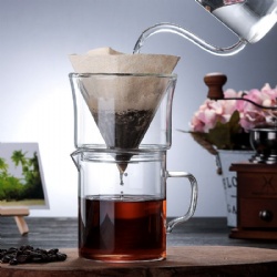 high borosilicate glass coffee dripper set