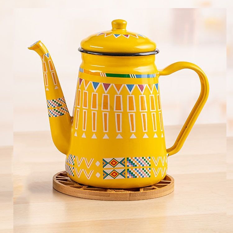 Enamel coffee pot