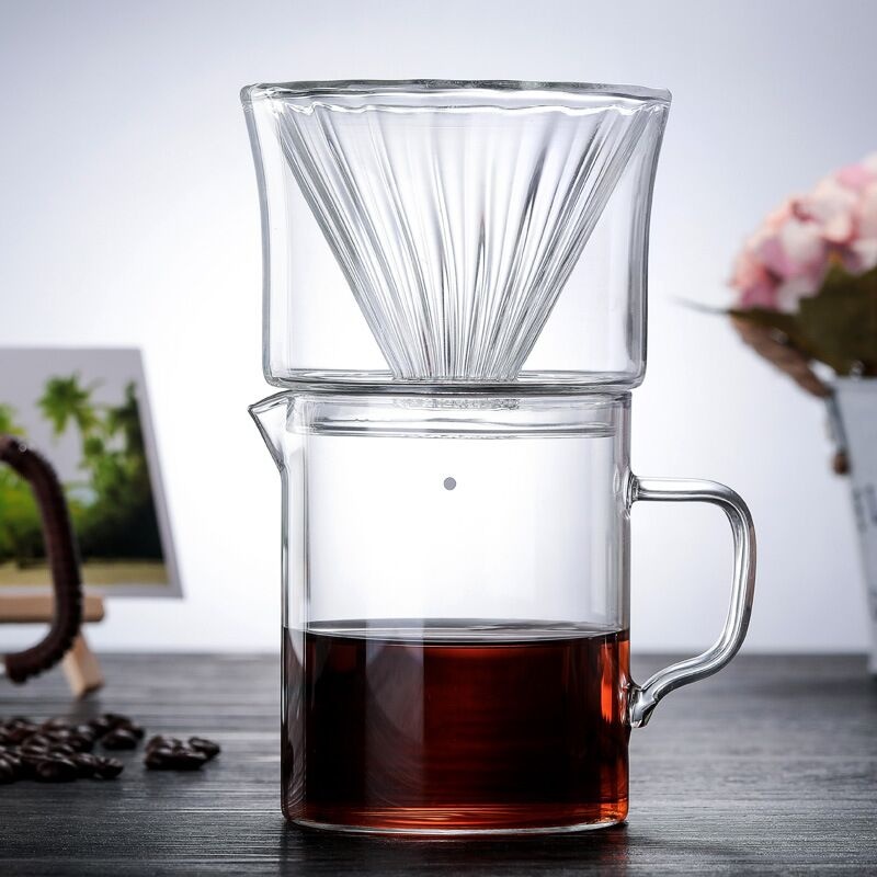 Monolayer High Borosilicate Glass French Press Coffee Maker