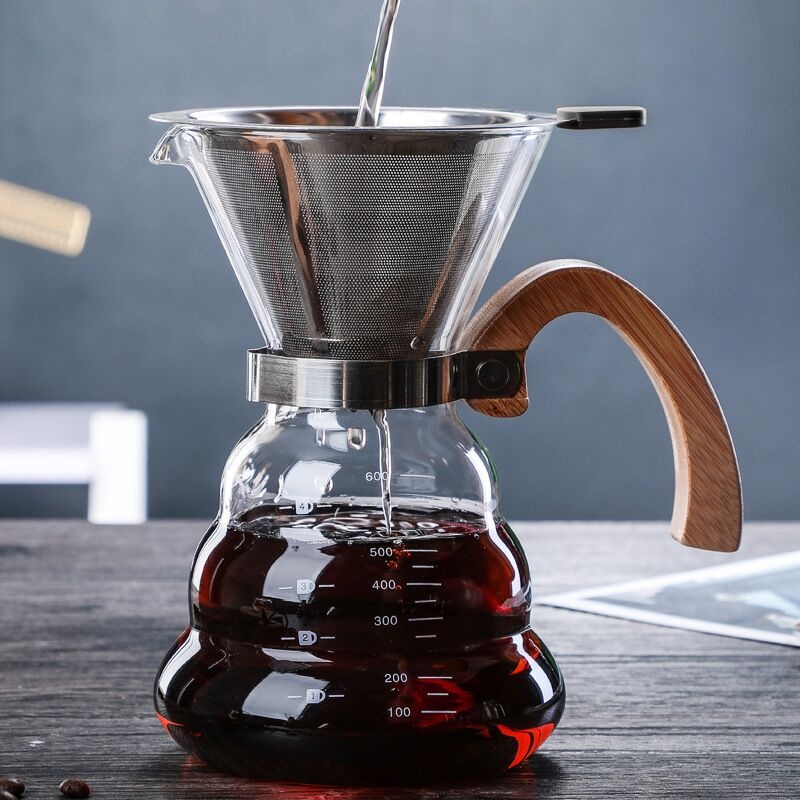 glass coffee dipper