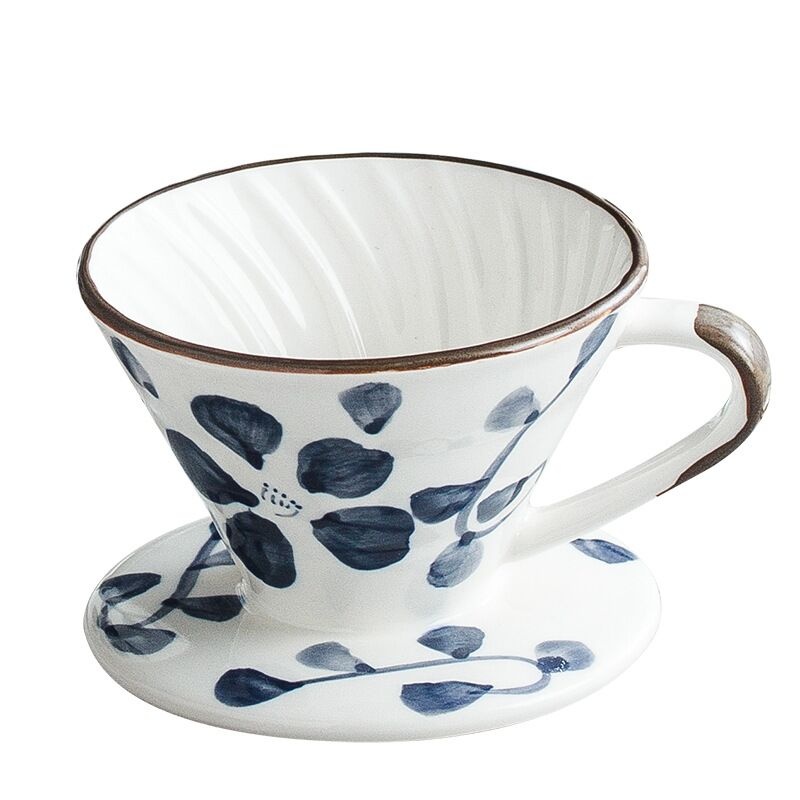 V60 Creamic flower coffee filter