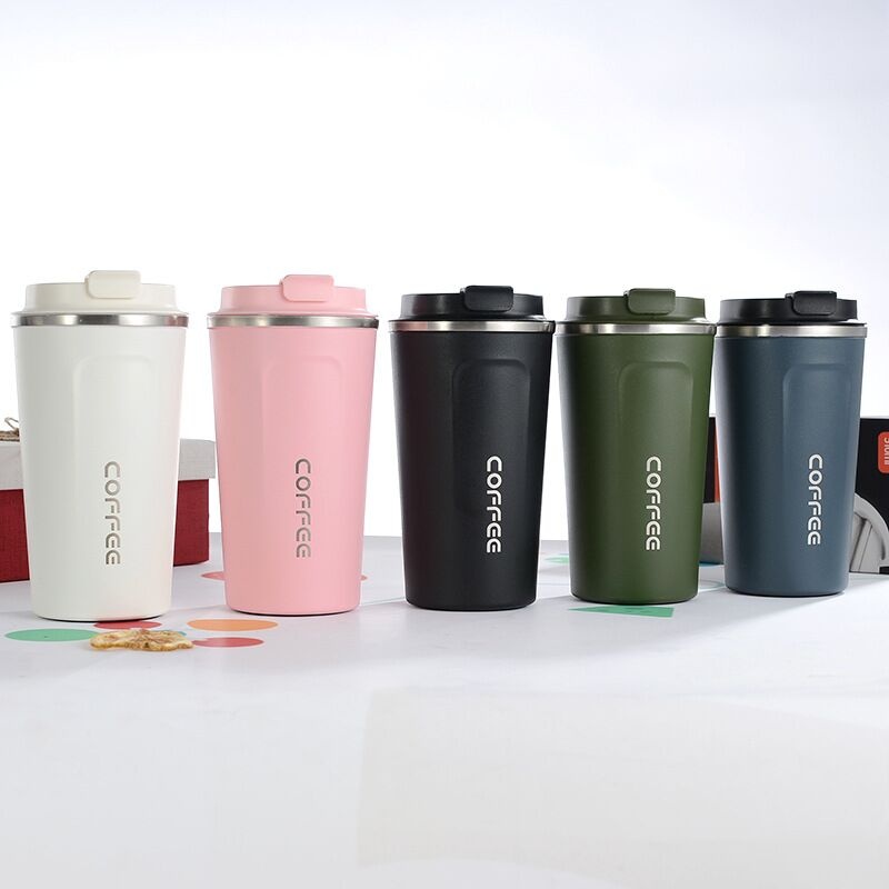 stainless steel coffee mug