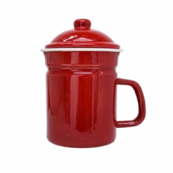 Enamel coffee tea kettle