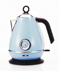 Electrical household appliance kettle with thermometer