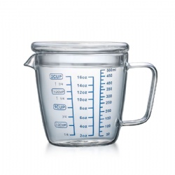 glass milk coffee measurement cup