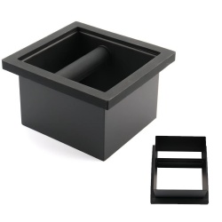 black color bottomless knock box