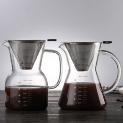 800ml glass coffee dipper