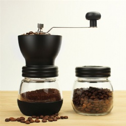 Glass coffee grinder