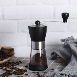 Glass coffee grinder