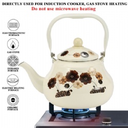 Enamel coffee kettle